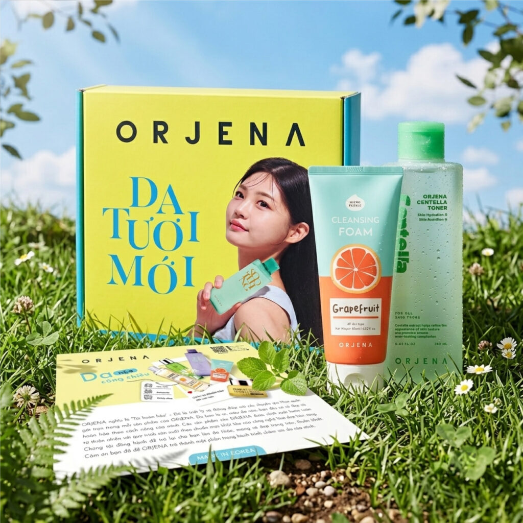 Bộ quà làm sạch da cơ bản Orjena 2 ORJENA - NEW SKIN SET